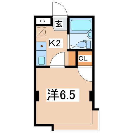 郡山駅 徒歩24分 3階の物件間取画像